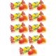 Crazy Bee Roshen Fruchtgummis mit Fruchtsaftfüllung 1kg - 9er Pack