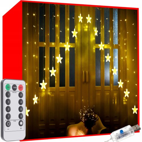  Iso Trade Weihnachtsbeleuchtung für den Außenbereich, 5,35 m, 101–200 Lichter
