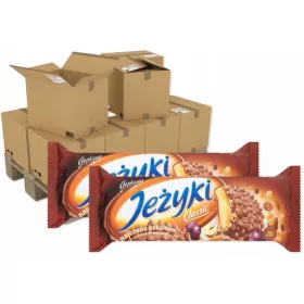   Goplana Jeżyki Klassische Kekse mit Karamell und Schokolade, 140g