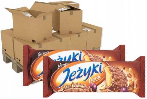 Goplana Jeżyki Klassische Kekse mit Karamell und Schokolade, 140g