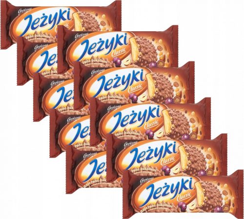 10x Jeżyk Kekse Klassik, 140g - Großpackung für Genießer