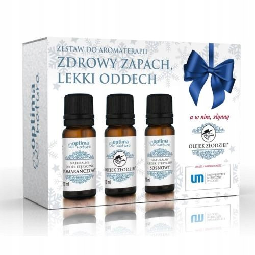  Optima Set mit 3 Ölen, gesunder Geruch, leichter Atem