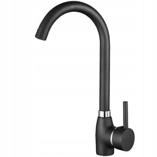 Maibang Classic Stand-Küchenarmatur, Schwarz, Silber