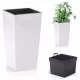  Prosperplast Blumentopf 32,5 cm x 32,5 x 61 cm Durchmesser 35 cm Kunststoff weiß