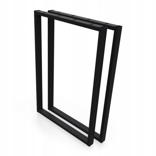  Tischbeine, quadratischer Rahmen – 2 Stk. 72x50 HELLSchwarz