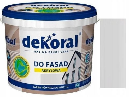 Acryl-Fassaden- und Wandfarbe Dekoral 5 l Schneeweiß matt