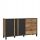  Forte HAYATO Kommode 154,5 x 42 x 85,2cm mattschwarz
