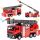  Feuerwehrauto mit wasserspritzender Leiter ZA4641