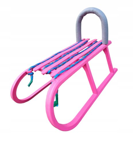  KUNSTSTOFFSCHLITTEN FÜR KINDER MIT SEITE UND RÜCKENLEHNE, 60 cm, SOLID
