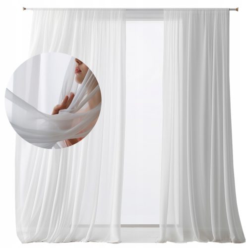 Klassischer Voile-Vorhang 200 cm x 250