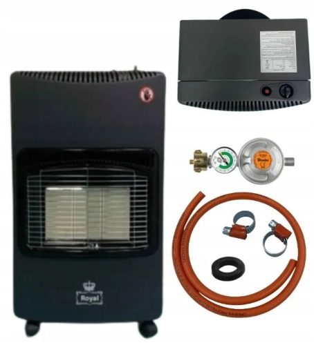Idino Gasheizung 4200 W schwarz 0 x 0 mm