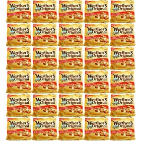   Werther's Original Sahnebonbons, 90 g, 40 Stück Packung - Premium Süßwaren