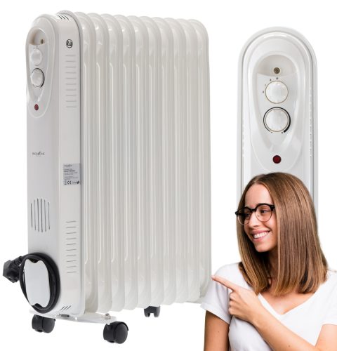  ELEKTRISCHER KÜHLERÖLKÜHLER MIT EINSTELLBAREM THERMOSTAT 2500W