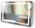  LED-SPIEGEL 100x95 BADEZIMMER-BELEUCHTUNGSMUSTER
