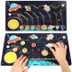  HÖLZERNES SONNENSYSTEM MONTESSORI-PLANETEN-DENKSPIEL