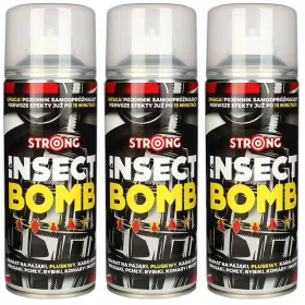    Rauchbombe gegen Kakerlaken, Mücken, Motten, Ameisen, Fliegen, Wespen, Spinnen, Flöhe, Wanzen, Silberfischchen Stark 0,4 kg 400 ml