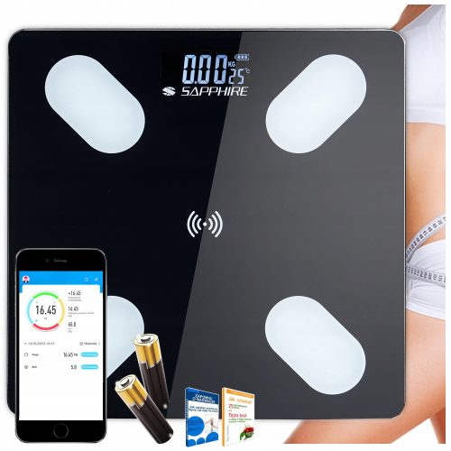 Personenwaagen (intelligent, analytisch und mechanisch) Personenwaage SAPPHIRE WHITE