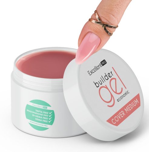  AUSGEZEICHNETES PRO BUILDER GEL ECONOMIC COVER MEDIUM BUILDER GEL 50 g