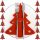  Besteckkasten Weihnachtsbaum Abdeckung 12 Stück Weihnachtstisch Tischset
