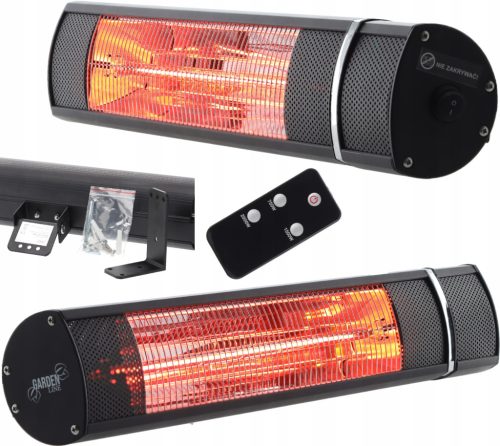  ELEKTRISCHER INFRAROT-KONVEKTOR-HEIZKÖRPER 2000 W MIT FERNBEDIENUNG