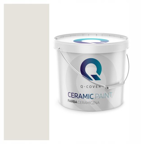 Keramische Decken- und Wandfarbe Q-Cover 5 l BROKEN WHITE IN GRAU H1276 matt