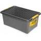 Boxen, Aufbewahrungsbehälter, Organizer Ordnungsbox aus Kunststoff, 40l-Behälter + Deckel