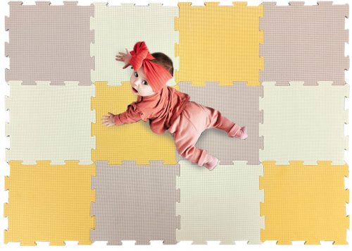  Schaumstoffmatte Schaumstoffpuzzle groß Kinder groß dick kontrastierend 12in1