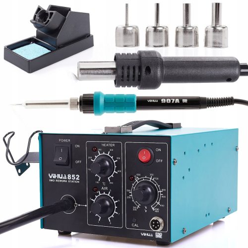 2in1-Lötkolben (Heißluft und Spitze) Techrebal 660 W