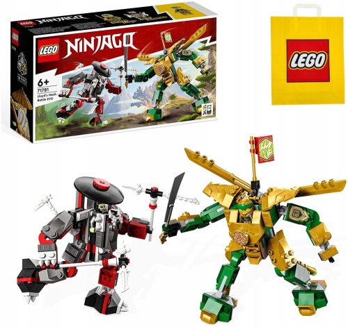  LEGO Ninjago Lloyd's Clash mit Mech EVO 71781 + LEGO Papiertüte 001-2021-2022-2023-2024