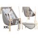  Babyschaukel 3in1 KIDABOO Rocker XXL PAS CE POSITIONSWECHSEL/RÜCKENLEHNE