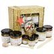  Honigset, Weihnachtsgeschenk, Weihnachtsgeschenkset mit Honig