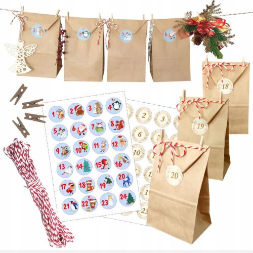  DIY WEIHNACHTS-ADVENTSKALENDER ECO ÖKOLOGISCH DO IT YOURSELF XXL SET