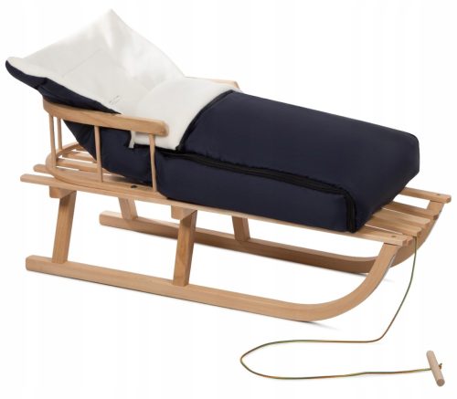  Traditioneller Holzschlitten IG Holzschlitten + Schlafsack