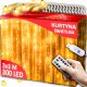  GROSSER LED-LICHTVORHANG 3x3m DEKORATIVE LAMPEN OUTDOOR-GARLAND GOLD