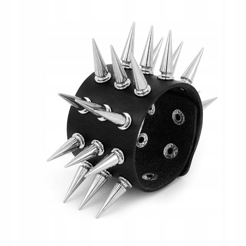 LANGES SPIKE PETS-ARMBAND, SCHWARZ