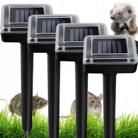  Maulwurfvertreiber Wühlmäuse Solar Strong D4