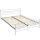  TecTake 1 Metall-Doppelbett 140x200 weiß