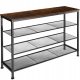  TecTake Schuhschrank 100 x 72,5 x 30,5 cm Brauntöne