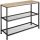  TecTake 01 Konsole rechteckig 100 x 30 x 81cm Brauntöne