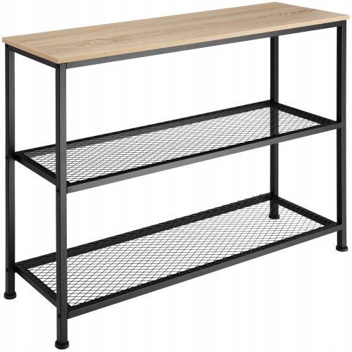  TecTake 01 Konsole rechteckig 100 x 30 x 81cm Brauntöne