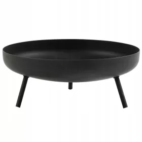    Gartenfeuer aus Metall, Wärme für Lagerfeuer, schwarz lackiert, Capri, 40 cm