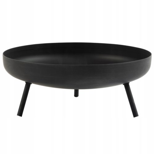  Gartenfeuer aus Metall, Wärme für Lagerfeuer, schwarz lackiert, Capri, 40 cm