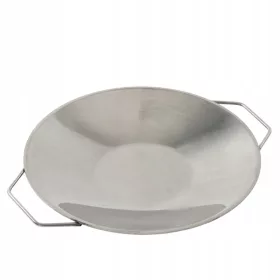  AMAMI WOK-PFANNE EDELSTAHL-GRILLROST 50cm