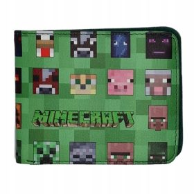    Brieftasche Zweiteilige Tasche Reißverschluss Minecraft Spiel 2