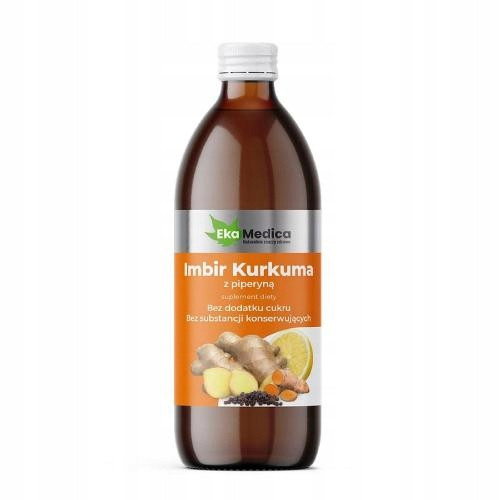  EkaMedica Juice Ingwer Kurkuma mit Piperin ohne Konservierungsstoffe 500ml