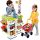  Supermarkt-Ladenstand FÜR Kinder Registrierkasse + Korb