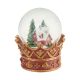  Weihnachts-Glaskugel mit Spieluhr, Höhe 14 cm, HOLY TIME VILLA ITALIA
