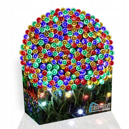  WEIHNACHTSBAUMLICHTER 300 LED AUSSEN/INTERN MEHRFARBEN