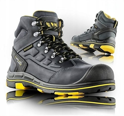 Arbeitsschuhe, Stiefeletten VM Footwear DORTMUND S7L FO HRO SR ESD Größe 43 + VM FOOTWEAR Aufkleber