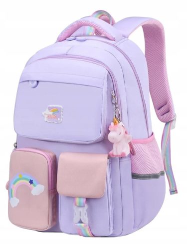  Schulrucksack, Lila, Schultasche, Klasse 1-3, reflektierend